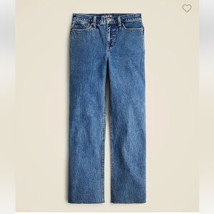 J. Crew Women's Straight Leg Jeans in Light Bay Blue